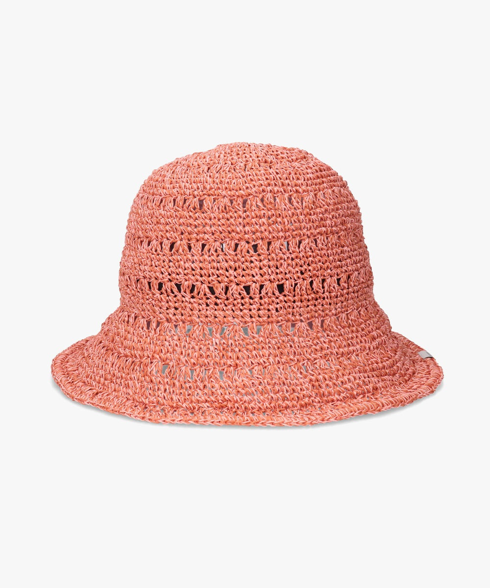 オーバーライド OVERRIDE OVERRIDE  W PAPER CROCHET SUN HAT / オーバーライド （PINK (15)） PINK (15)