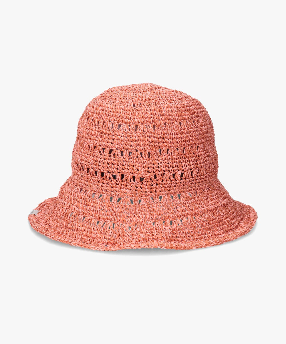 オーバーライド OVERRIDE OVERRIDE  W PAPER CROCHET SUN HAT / オーバーライド （PINK (15)） PINK (15)
