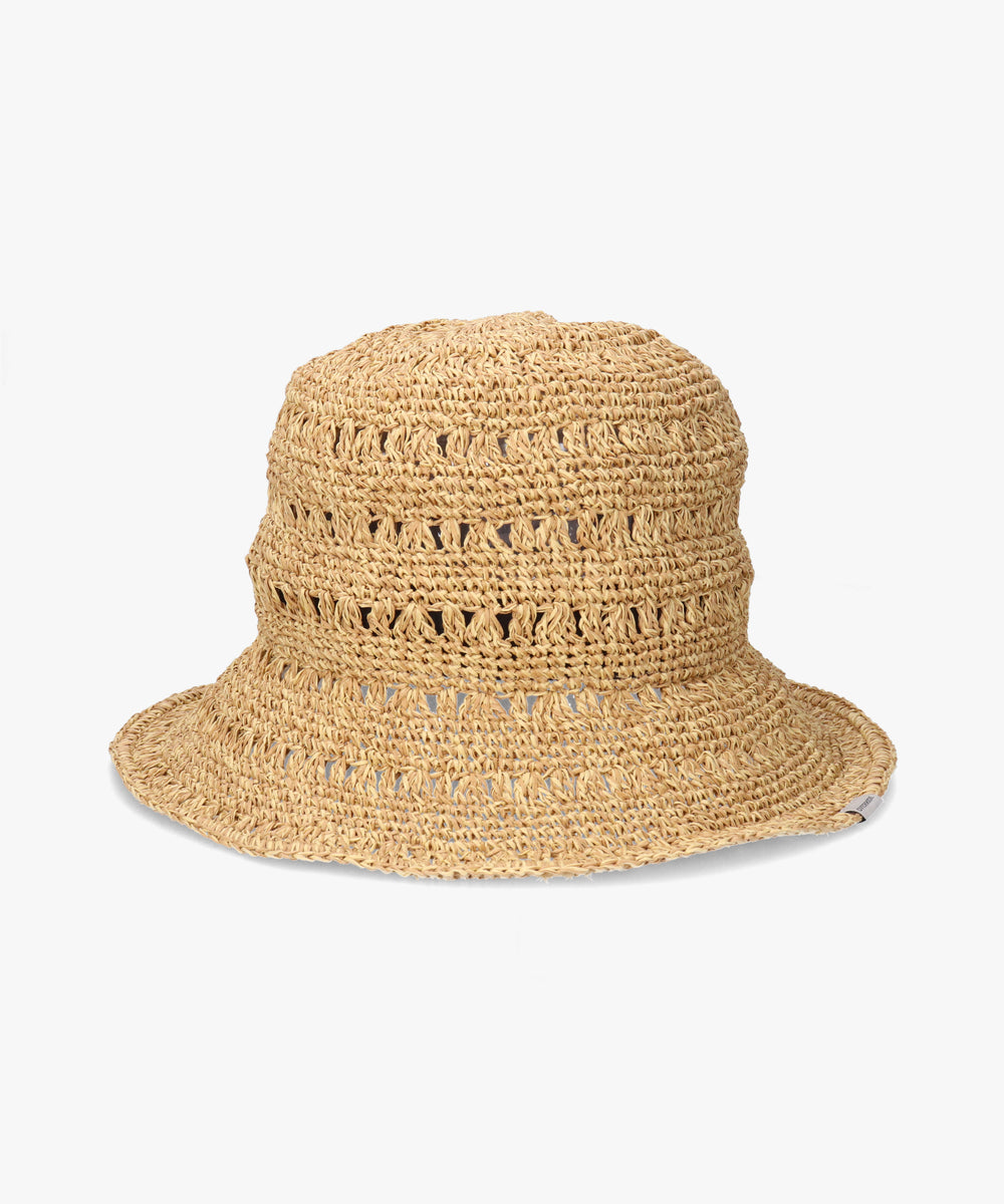 オーバーライド OVERRIDE OVERRIDE  W PAPER CROCHET SUN HAT / オーバーライド （BEIGE (93)） BEIGE (93)