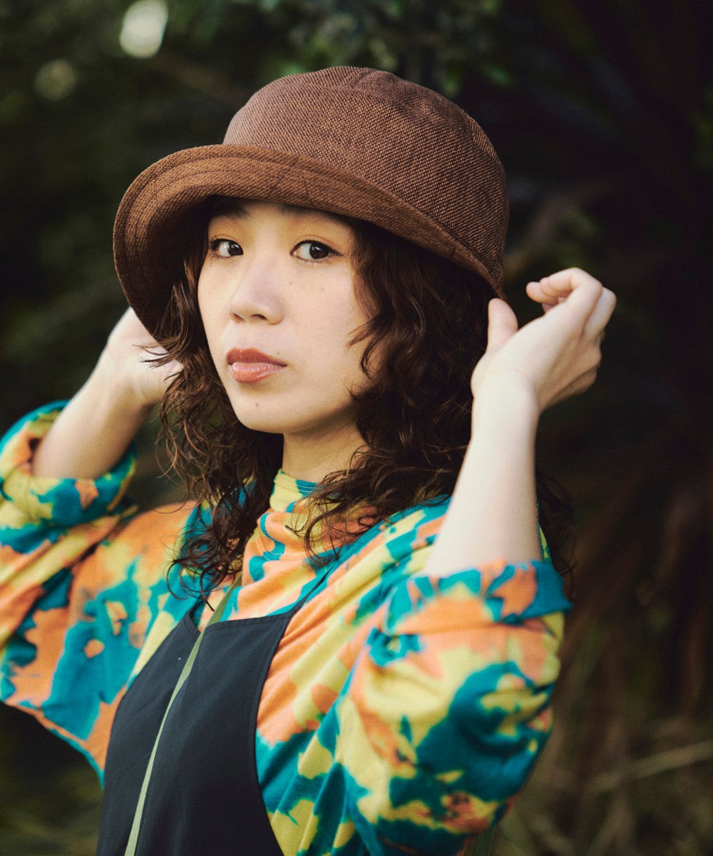 オーバーライド OVERRIDE OVERRIDE  x YURIE POLYSHEET HAT SGP / オーバーライド （BROWN (91)） BROWN (91)