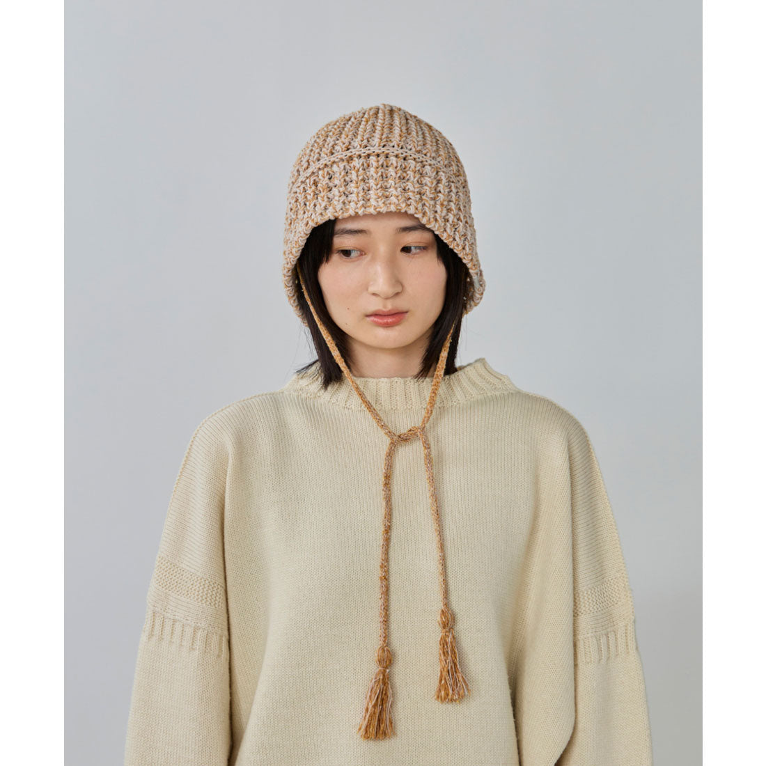 オーバーライド OVERRIDE OVERRIDE  KNIT BALLOON CLOCHE HAT SGP / オーバーライド （YELLOW (33)） YELLOW (33)