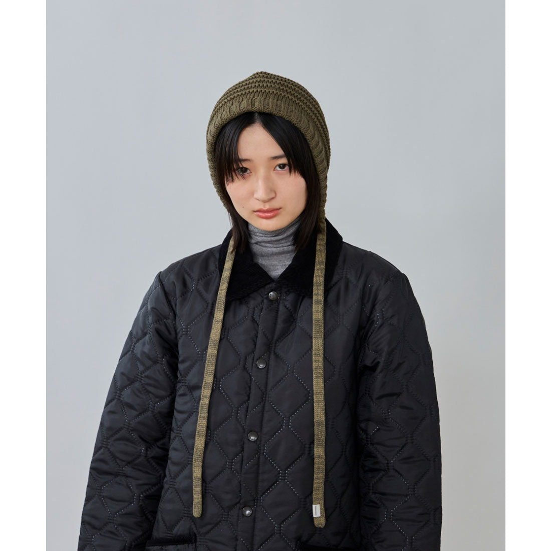 オーバーライド OVERRIDE OVERRIDE  KNIT HOOD BEANIE SGP / オーバーライド （OLIVE (51)） OLIVE (51)