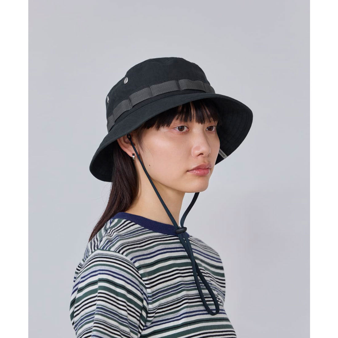 オーバーライド OVERRIDE OVERRIDE  C/HEMP RIPSTOP BOONIE SG / オーバーライド （BLACK (01)） BLACK (01)