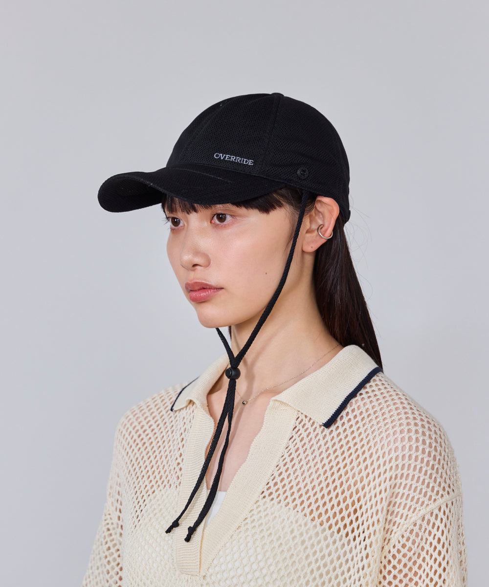 オーバーライド OVERRIDE OVERRIDE  VENTLOCK MESH SHADE CAP / オーバーライド （BLACK (01)） BLACK (01)