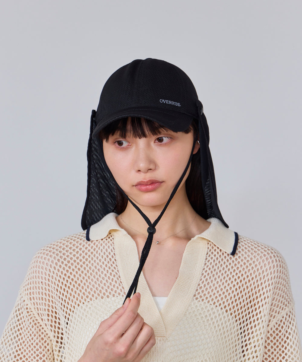 オーバーライド OVERRIDE OVERRIDE  VENTLOCK MESH SHADE CAP / オーバーライド （BLACK (01)） BLACK (01)