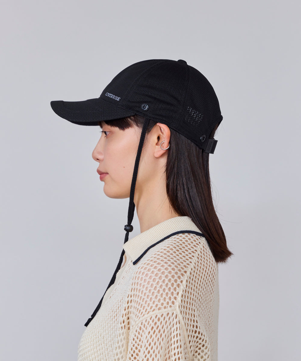 オーバーライド OVERRIDE OVERRIDE  VENTLOCK MESH SHADE CAP / オーバーライド （BLACK (01)） BLACK (01)