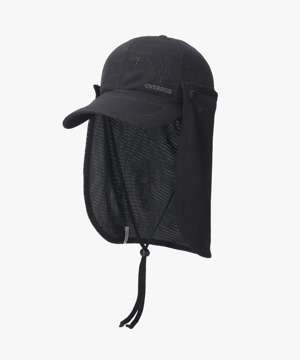オーバーライド OVERRIDE OVERRIDE  VENTLOCK MESH SHADE CAP / オーバーライド （BLACK (01)） BLACK (01)
