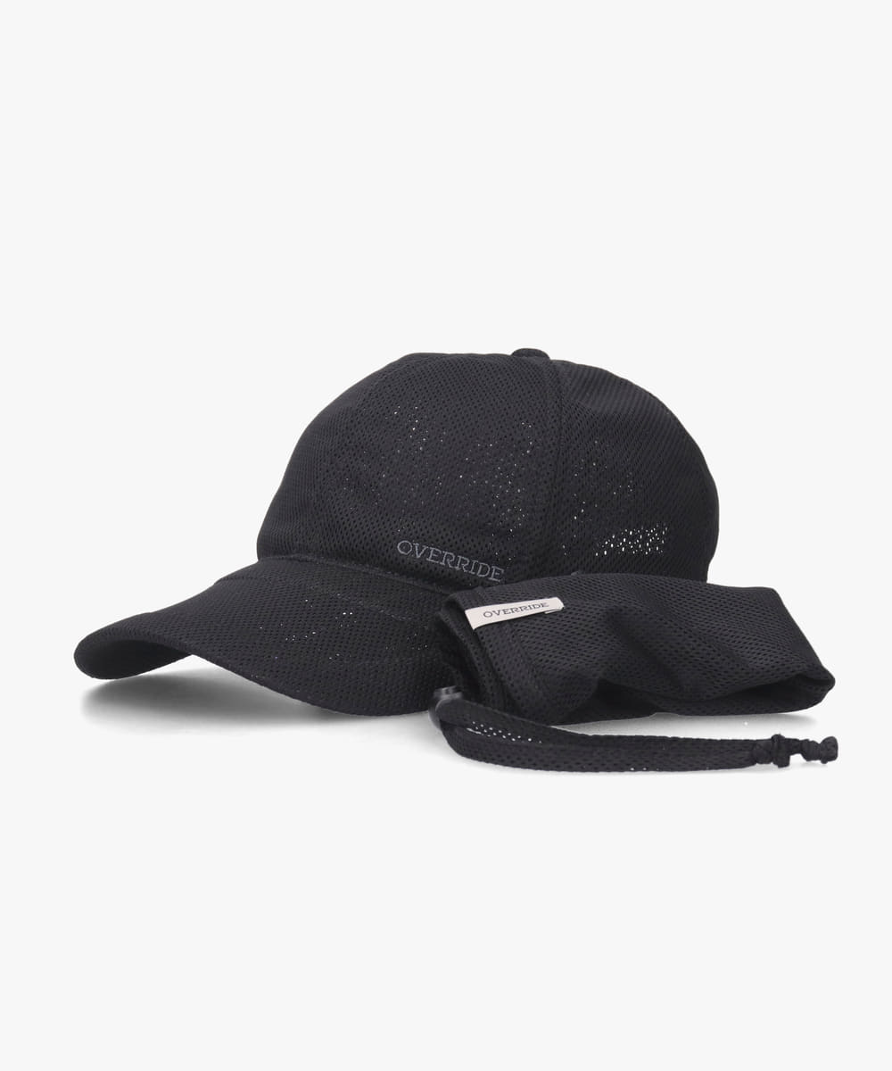 オーバーライド OVERRIDE OVERRIDE  VENTLOCK MESH SHADE CAP / オーバーライド （BLACK (01)） BLACK (01)