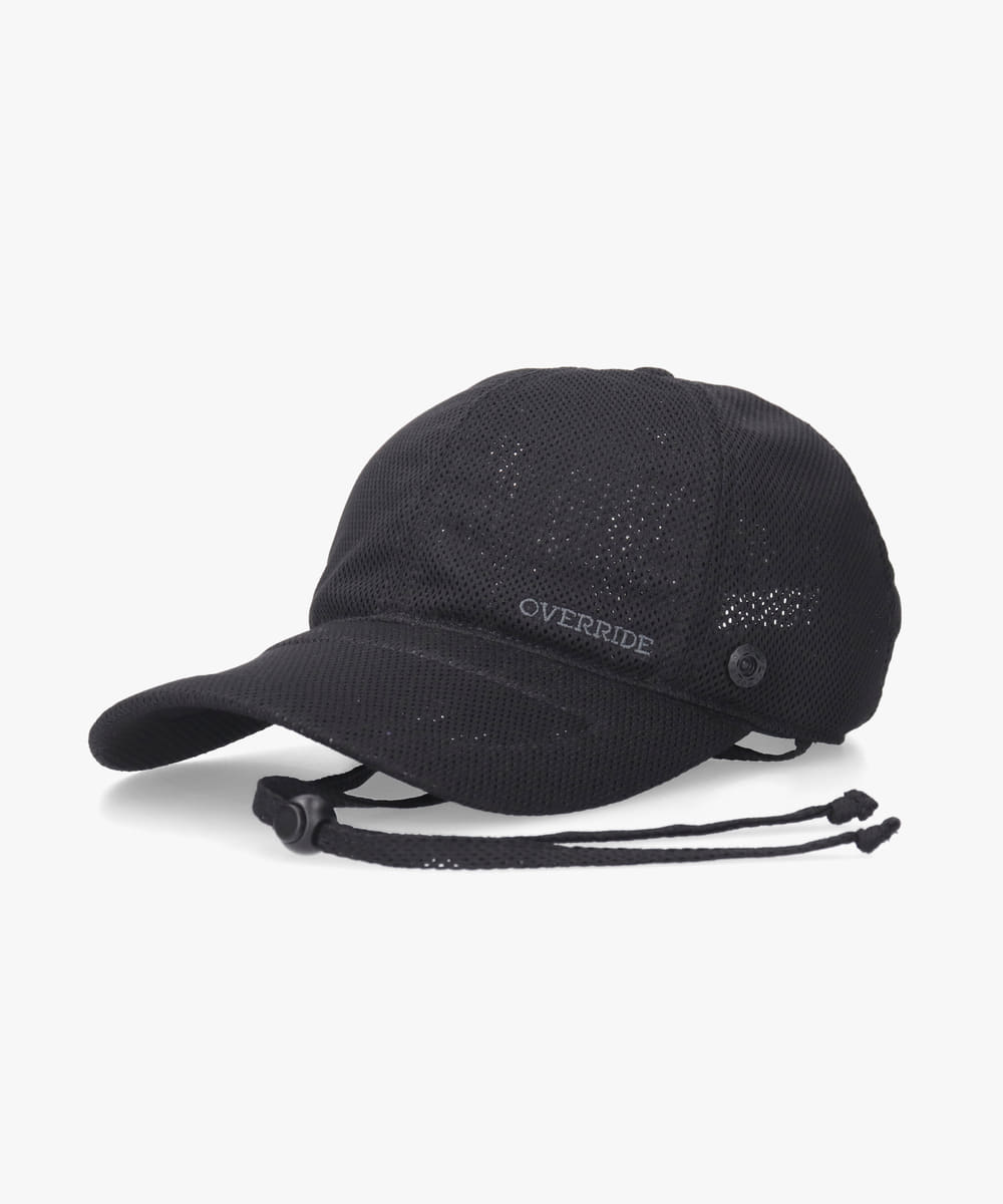 オーバーライド OVERRIDE OVERRIDE  VENTLOCK MESH SHADE CAP / オーバーライド （BLACK (01)） BLACK (01)