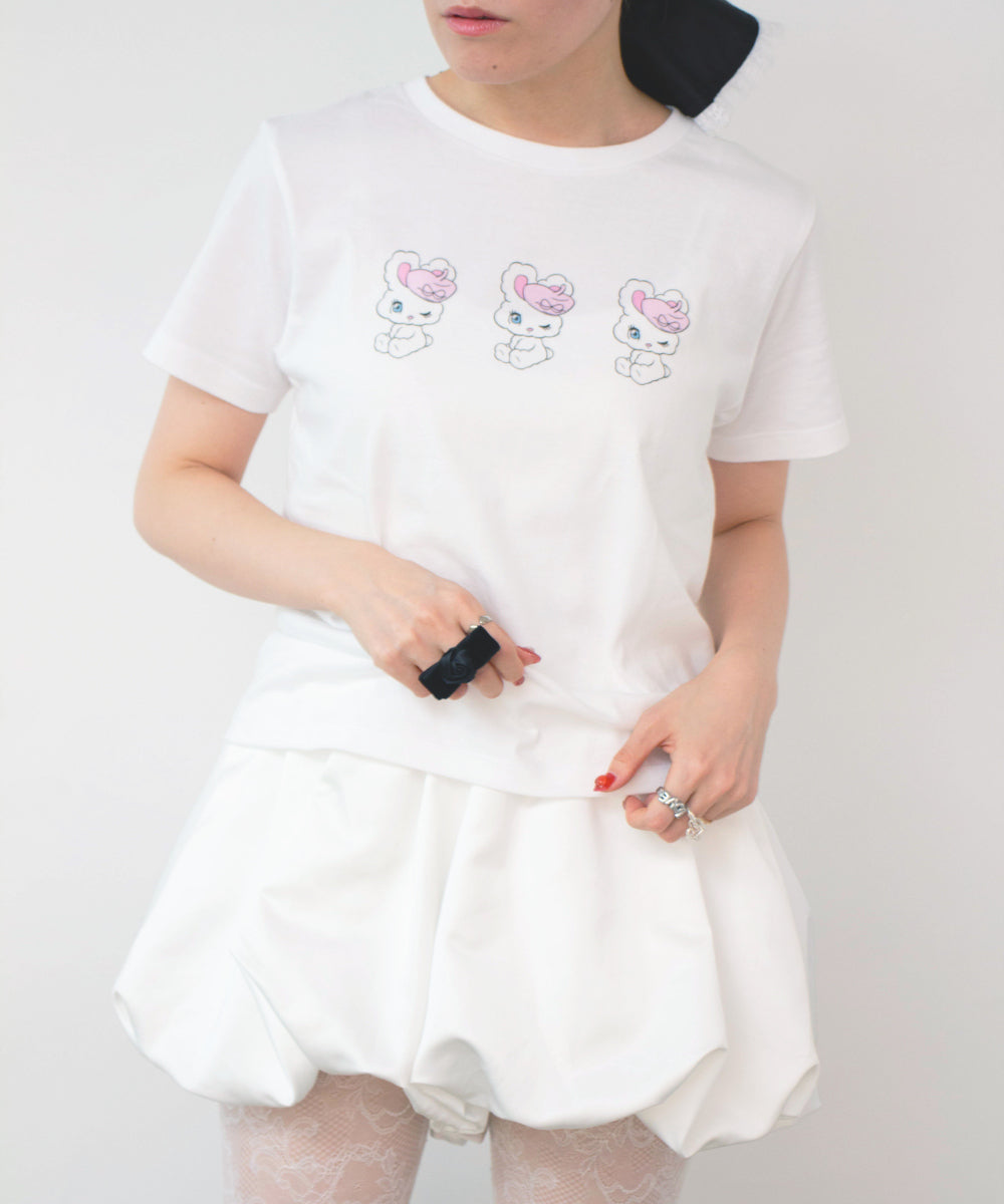 カオリノモリ カオリノモリ kaorinomori kaori×foxy TシャツS （WHITE (06)） WHITE (06)