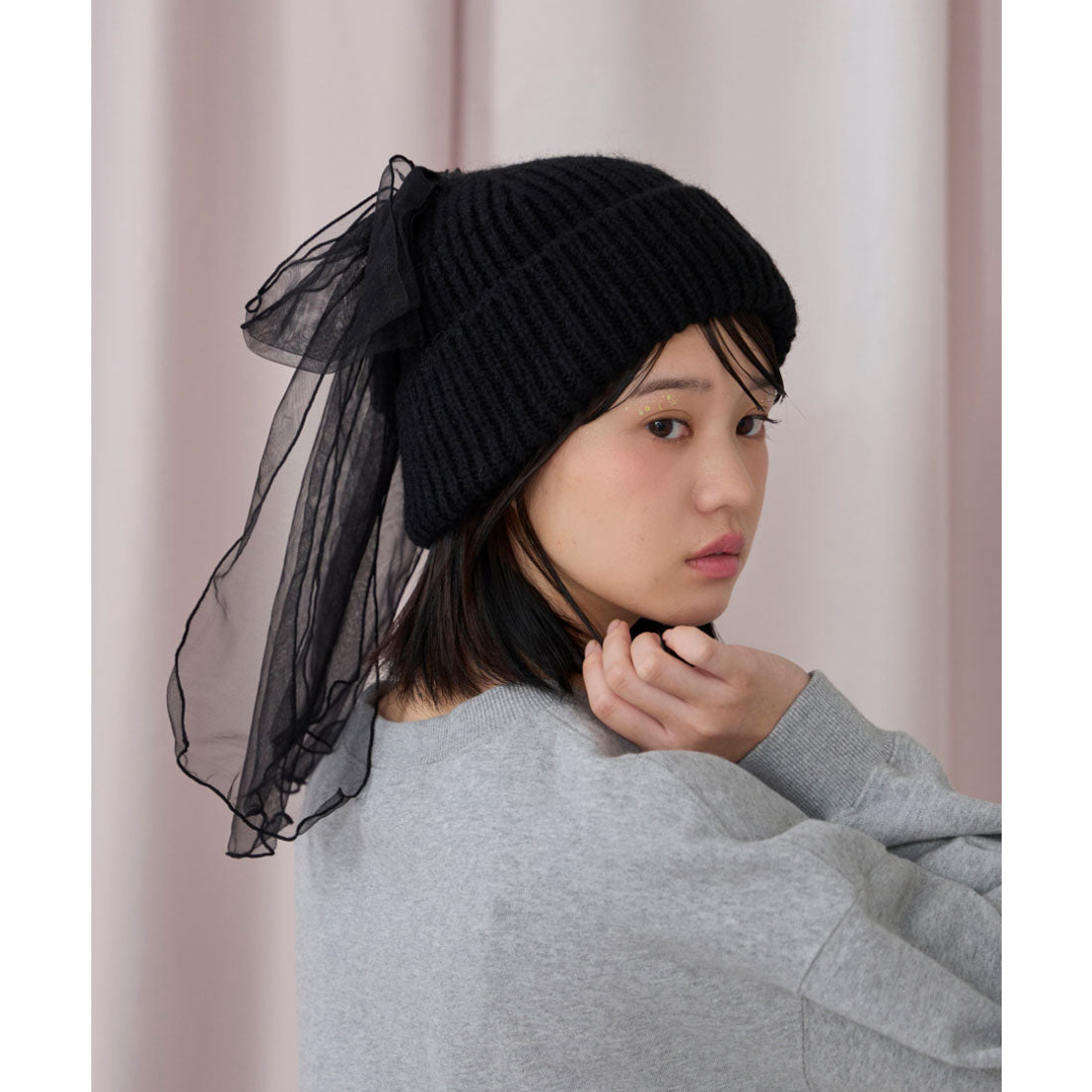 カオリノモリ カオリノモリ kaorinomori キトゥンニット / カオリノモリ （BLACK (01)） BLACK (01)