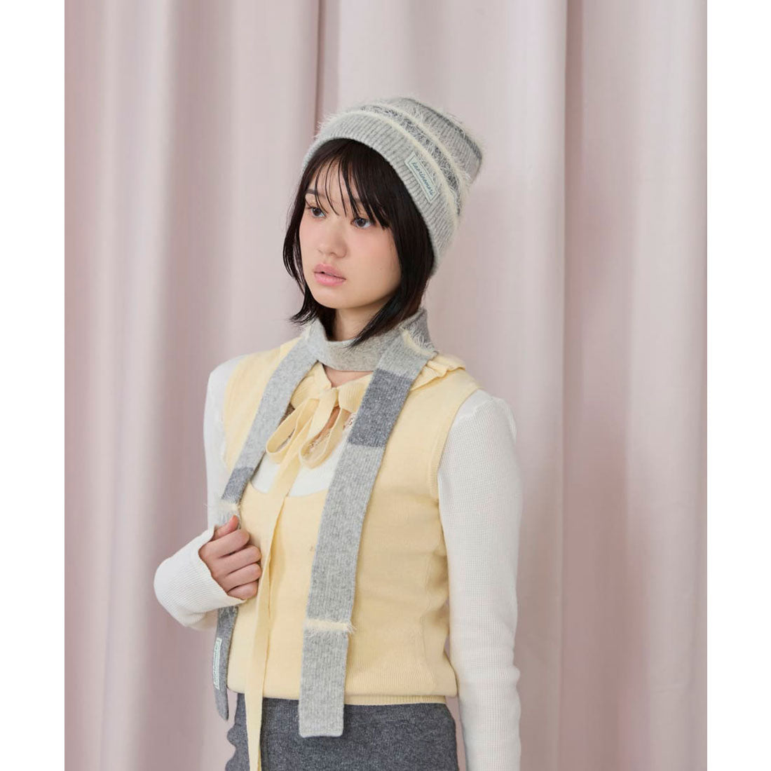 カオリノモリ カオリノモリ kaorinomori キュアニット / カオリノモリ （GRAY (03)） GRAY (03)