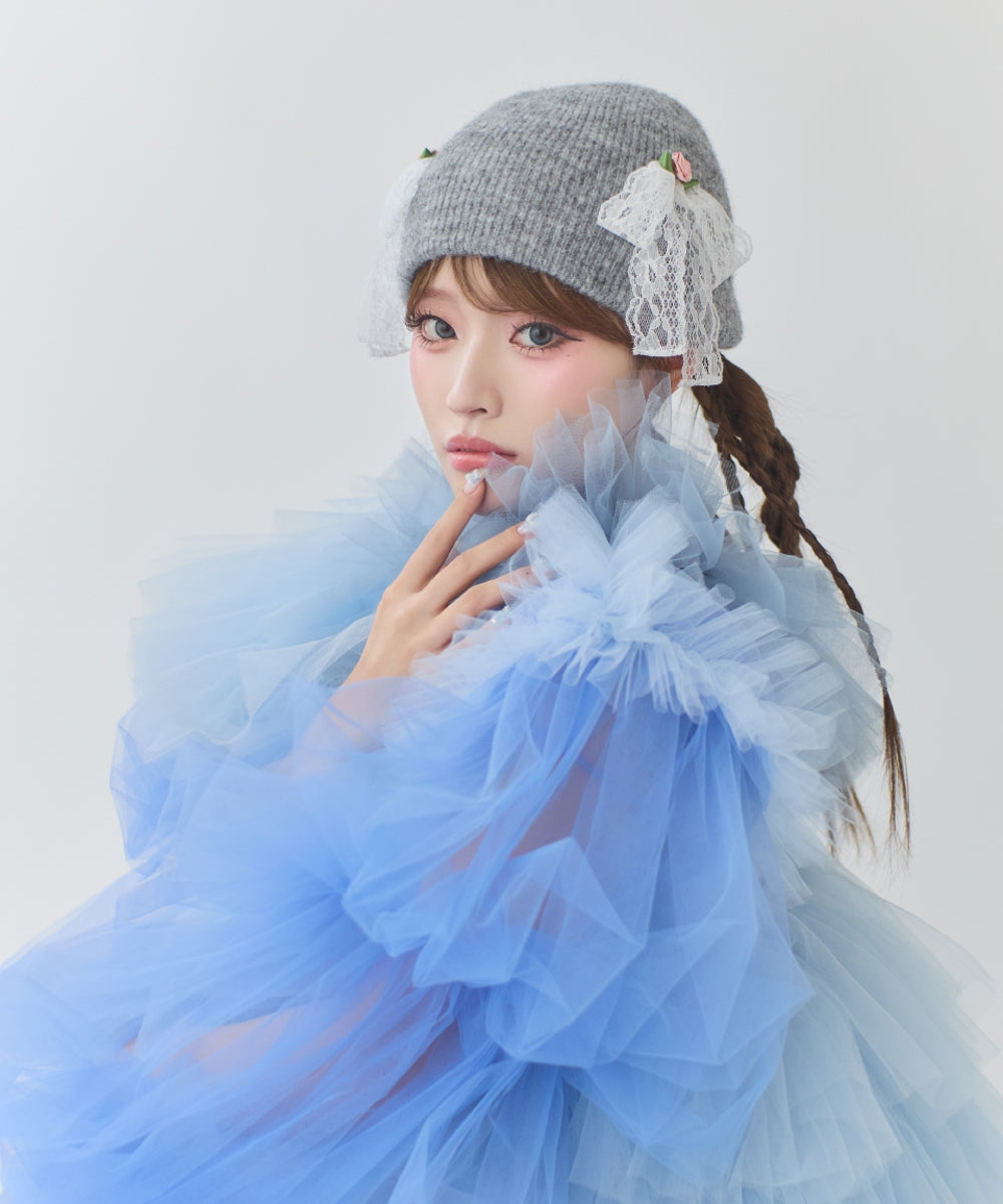 カオリノモリ カオリノモリ kaorinomori×かきぶちももの ローサニット / カオリノモリ （GRAY (03)） GRAY (03)