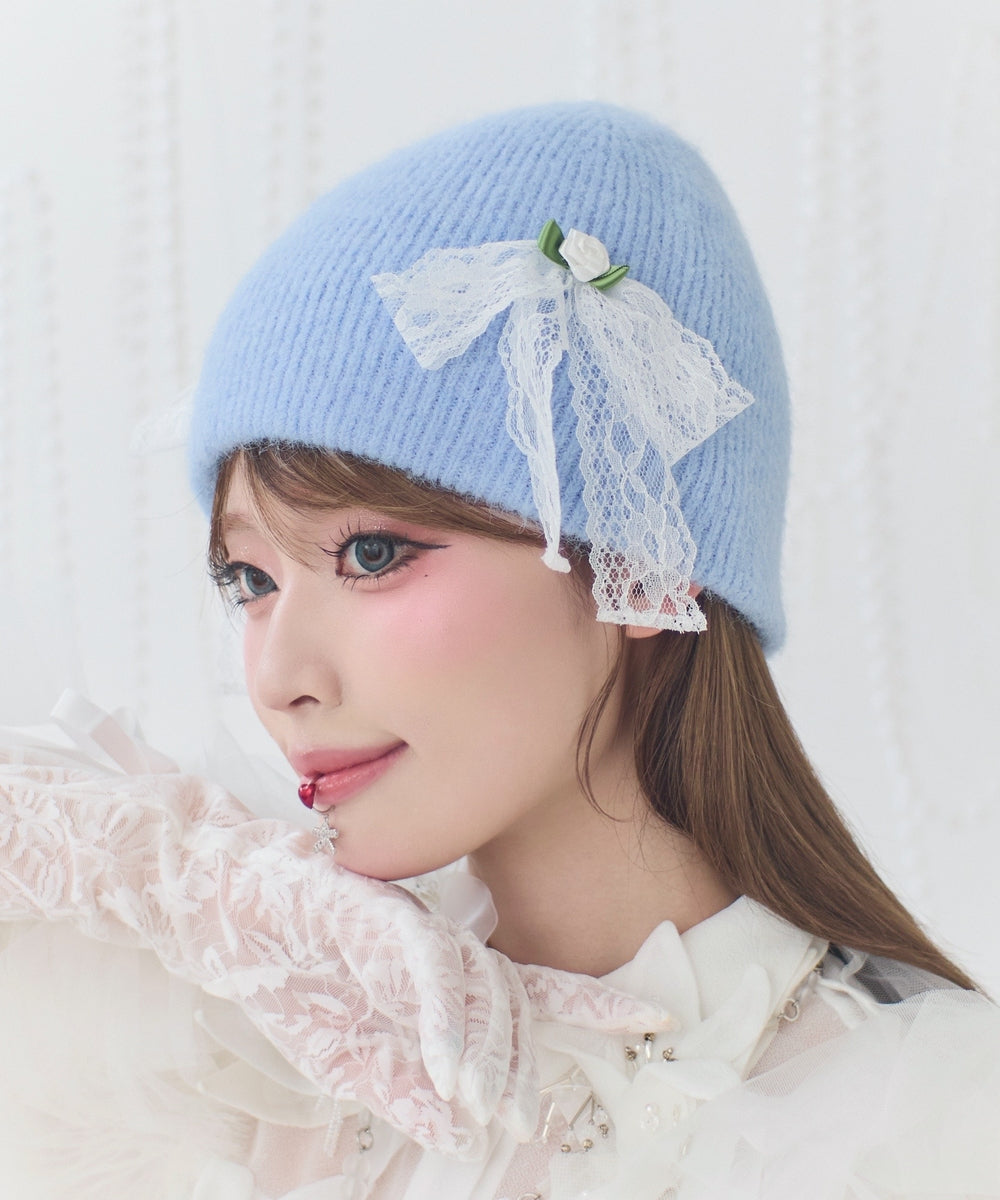 カオリノモリ カオリノモリ kaorinomori×かきぶちももの ローサニット / カオリノモリ （LT BLUE (75)） LT BLUE (75)