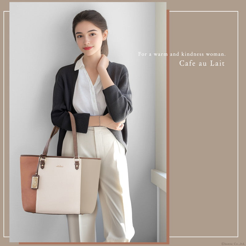 クレリア Clelia トートバッグ レディース ブランド Clelia クレリア リベルテ ファスナー付き A4 大容量 シンプル 肩掛け 自立 合皮 CLー22720 （ソレイユ） ソレイユ