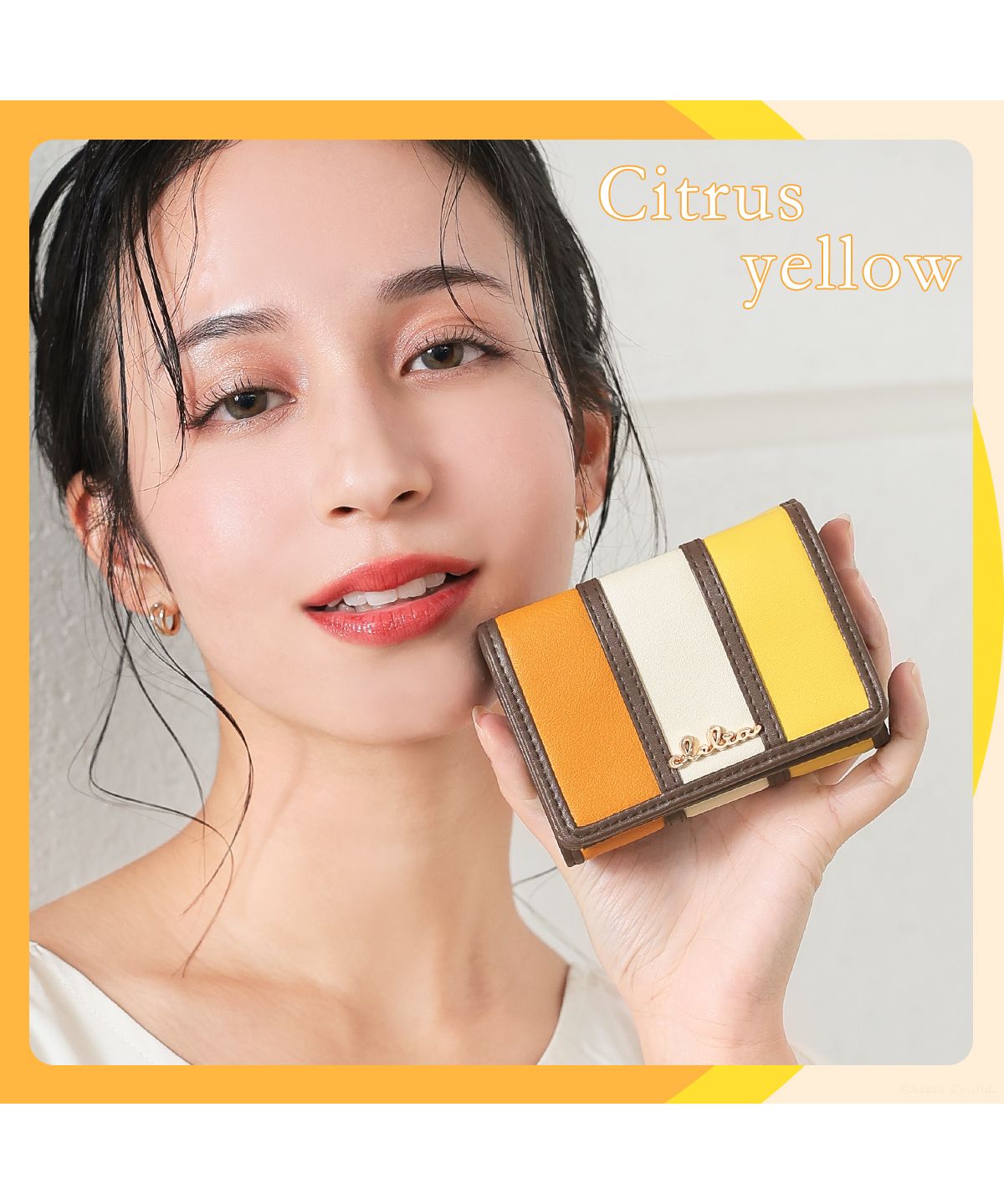 クレリア Clelia 折財布 ミニ財布 三つ折り財布 ミニウォレットブランド 大人かわいい ストライプ カラフル レディース Clelia クレリア Bellezza CLー1131
