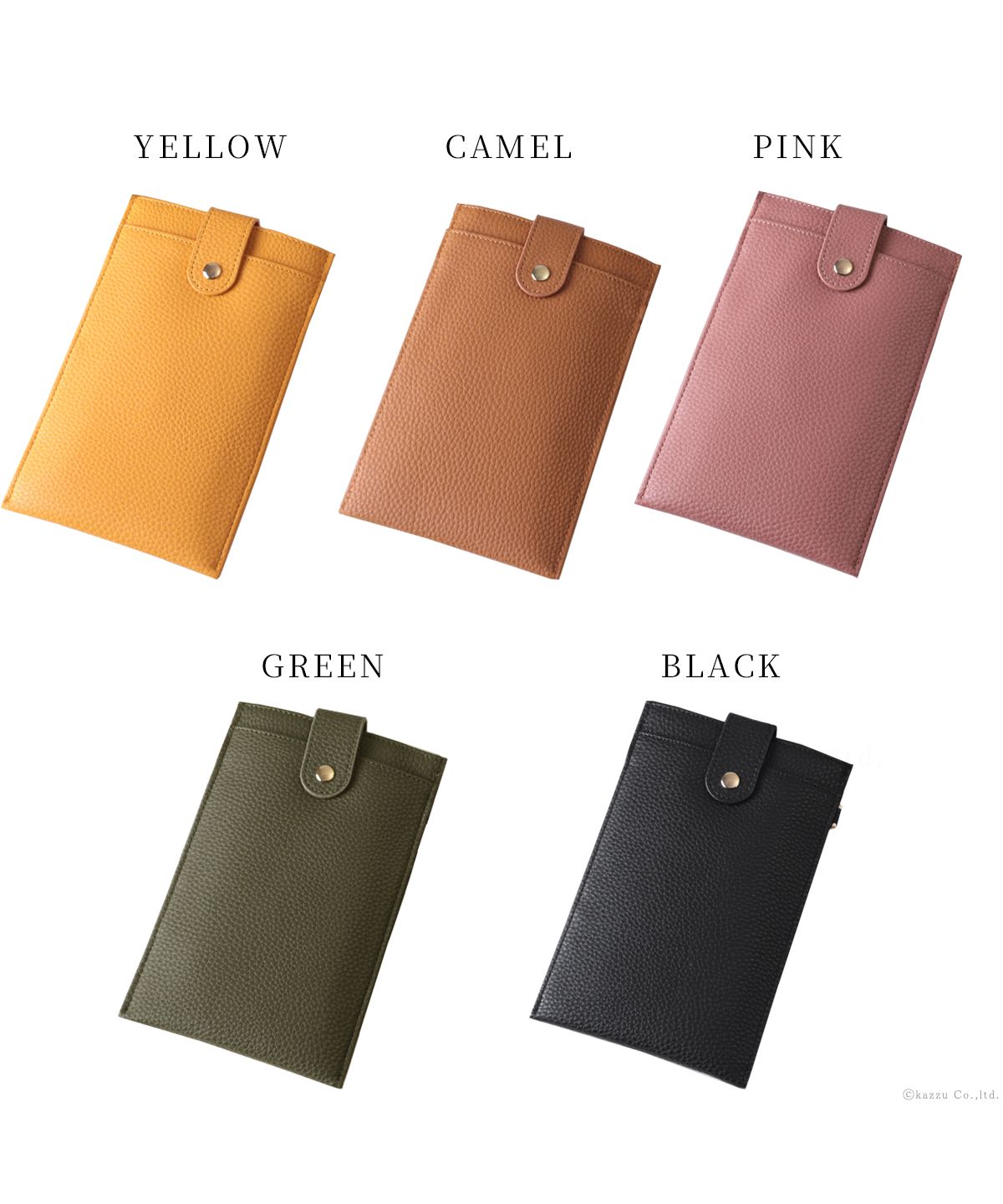 カッズセレクト KAZZU SELECT ショルダーバッグ レディース スマホケース スマホポシェット 財布機能付き スマホポーチ ミニショルダーバッグ