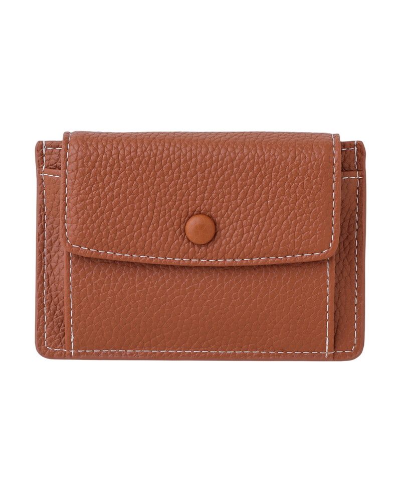 カッズセレクト KAZZU SELECT ミニ財布 メンズ レディース コンパクト財布 フラグメントケース ミニウォレット コンパクトウォレット 合皮 SYー872 （ブラウン） ブラウン