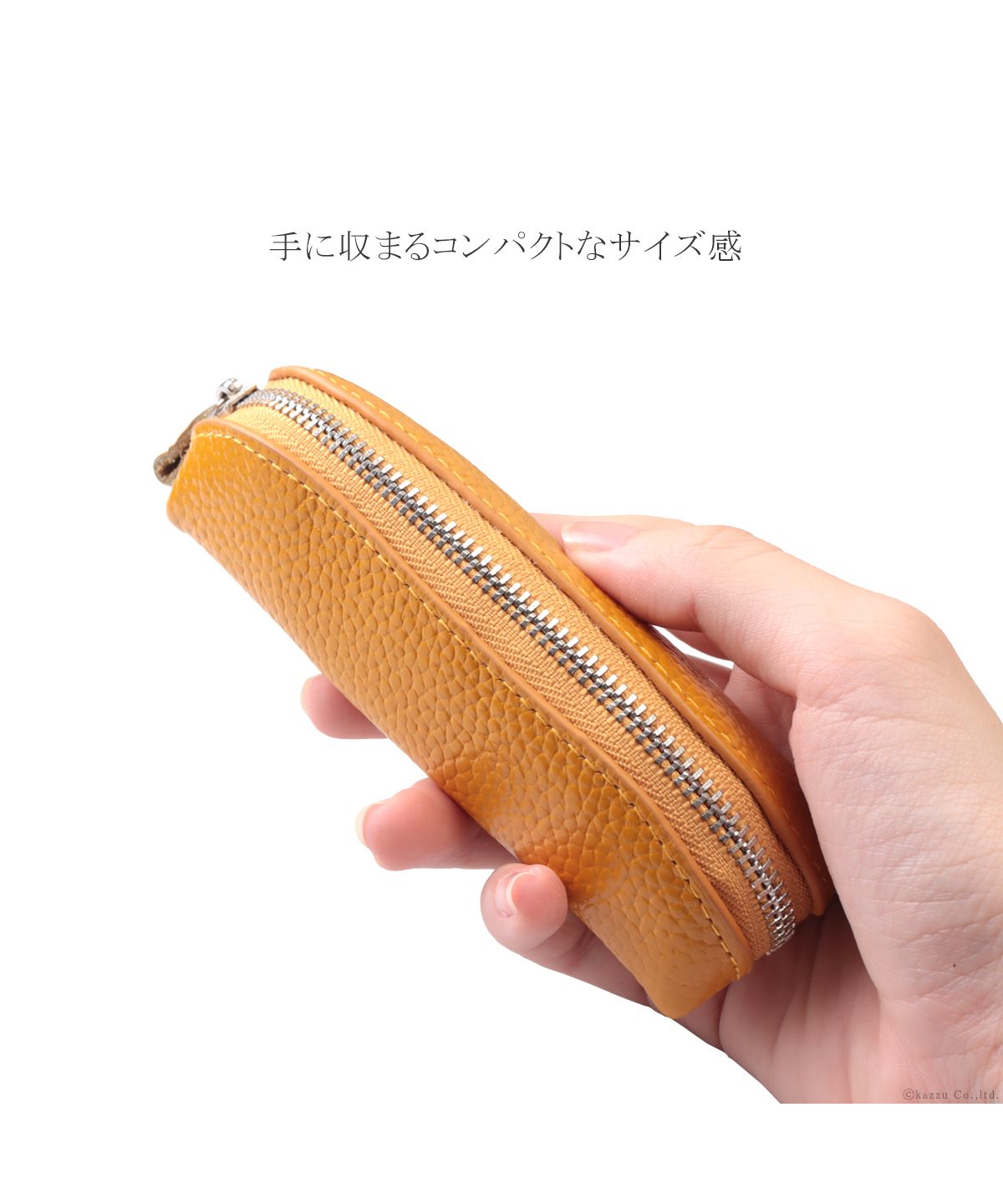 カッズセレクト KAZZU SELECT 小銭入れ 牛革 レザー コンパクト メンズ レディース コインケース 小物入れ 革 カラフル 使いやすい かわいい おしゃれ シンプル MNー701A