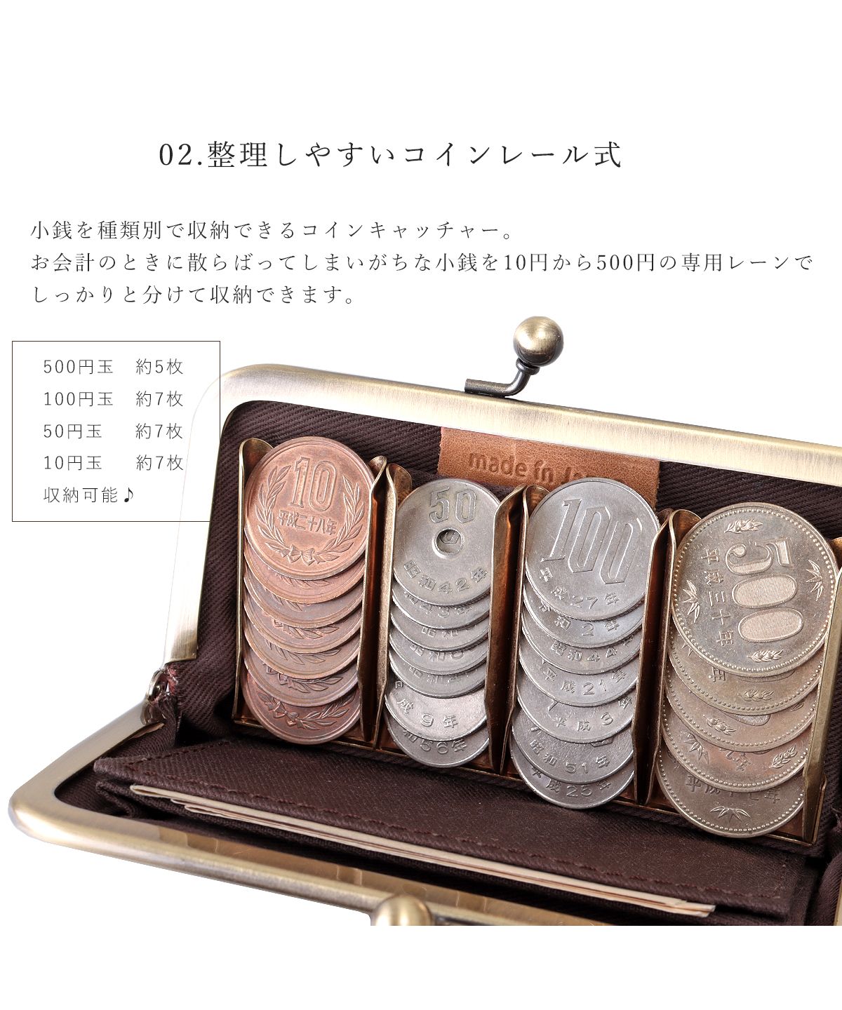 ナフカ nafka 財布 がま口 二つ折り財布 がま口財布 小銭入れ コインキャッチャー  本革 牛革 姫路レザー レトロ アンティーク nafka ナフカ NFKー72107 （ピンクベージュ） ピンクベージュ