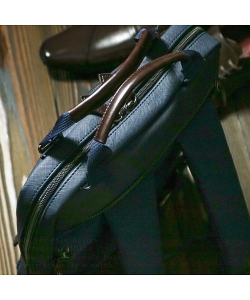 ZARIO Business Bag Backpack Men's 2way A4 Standalone Water-Repellent Nylon Large Capacity Lightweight Slim Thin Notebook PC ZARIO ZA-1008