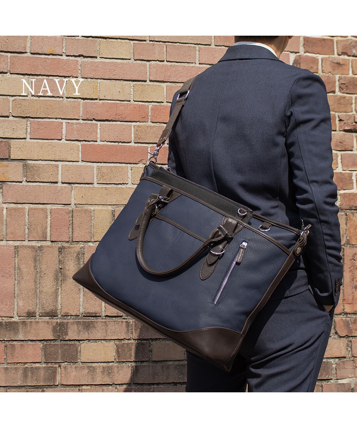 ZARIO Business Bag Tote Bag Men's Large Capacity Casual with Shoulder Strap 2way Bag Shoulder A4 Commuter Bag ZARIO ZA-2817
