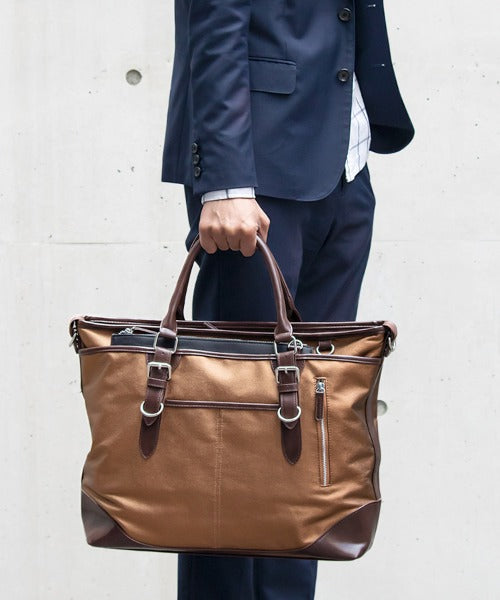 ZARIO Business Bag Tote Bag Men's Large Capacity Casual with Shoulder Strap 2way Bag Shoulder A4 Commuter Bag ZARIO ZA-2817