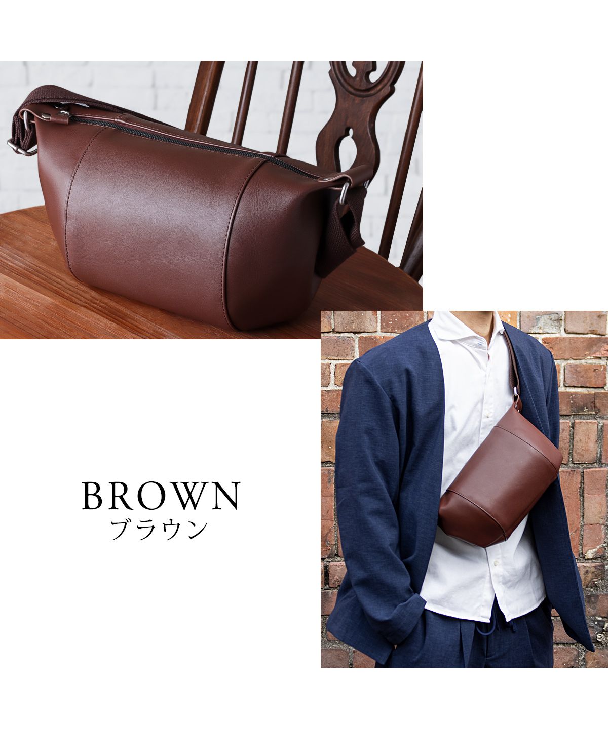 ZARIO Body Bag Bag Mini Bag Shoulder Bag Crossbody Genuine leather Simple Men's Male Brand Popular ZARIO ZA-1011