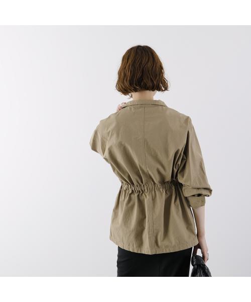 ル・メランジュ Le Melange Le Melange サファリジャケット 8513803 ナイロンツイル （044/CAMEL） 044/CAMEL