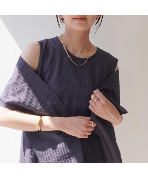ル・メランジュ Le Melange Le Melange オールインワン 8523508 シアサッカー チェック （065/NAVY-ブルー） 065/NAVY-ブルー