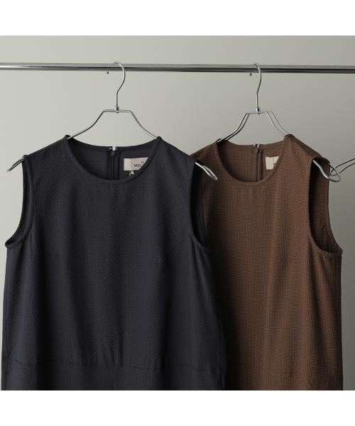 ル・メランジュ Le Melange Le Melange オールインワン 8523508 シアサッカー チェック （065/NAVY-ブルー） 065/NAVY-ブルー