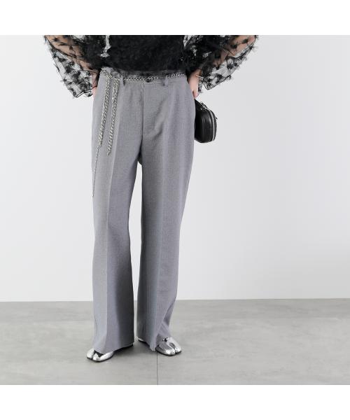 ル・メランジュ Le Melange Le Melange ワイドパンツ 8523509 スラックス ストレート （14/B/GRAY） 14/B/GRAY