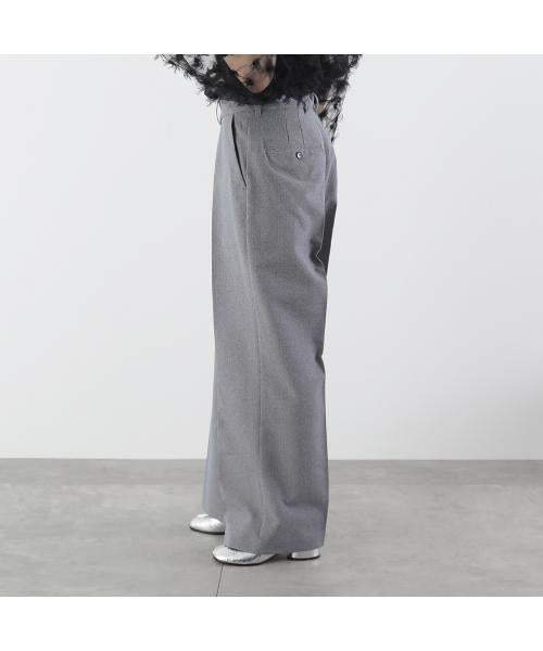 ル・メランジュ Le Melange Le Melange ワイドパンツ 8523509 スラックス ストレート （14/B/GRAY） 14/B/GRAY