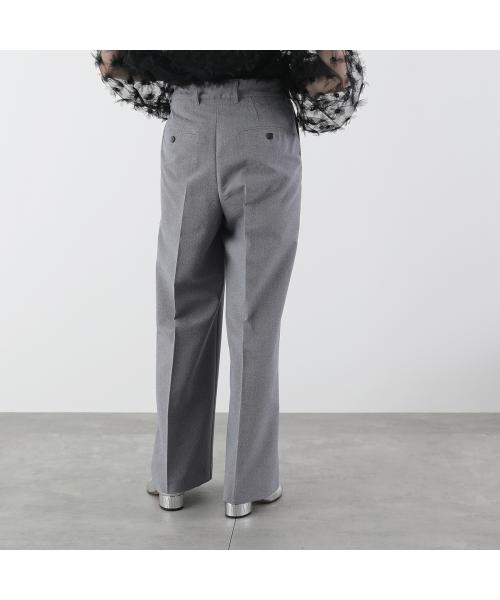ル・メランジュ Le Melange Le Melange ワイドパンツ 8523509 スラックス ストレート （14/B/GRAY） 14/B/GRAY