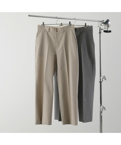 ル・メランジュ Le Melange Le Melange ワイドパンツ 8523509 スラックス ストレート （14/B/GRAY） 14/B/GRAY
