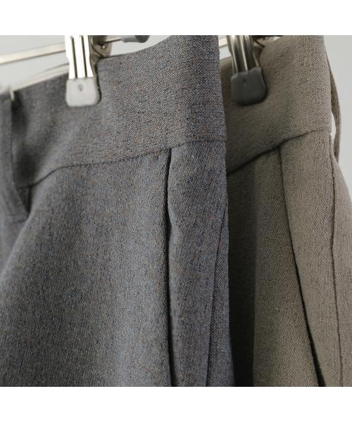 ル・メランジュ Le Melange Le Melange ワイドパンツ 8523509 スラックス ストレート （14/B/GRAY） 14/B/GRAY
