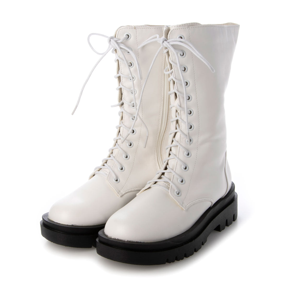 Liberty Doll 12-hole lace-up mid-boots