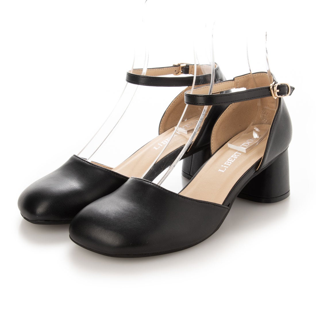 SFW Liberty Doll LiBERTYDOLL [New with defects] Round and square-toe separate strap beautiful leg pumps / 1160