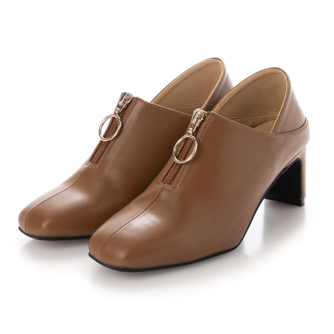 SFW Liberty Doll LiBERTYDOLL [New with defects] Square Toe Ring Zip Beautiful Leg Booties / 1162