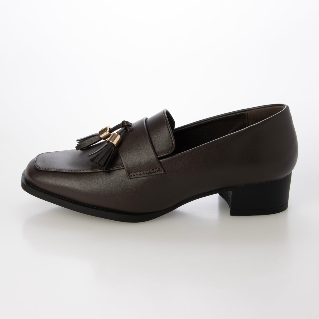 リバティードール LiBERTYDOLL スクエアトゥヒールチェーンフリンジ / 3069 （ダークブラウン） ダークブラウン