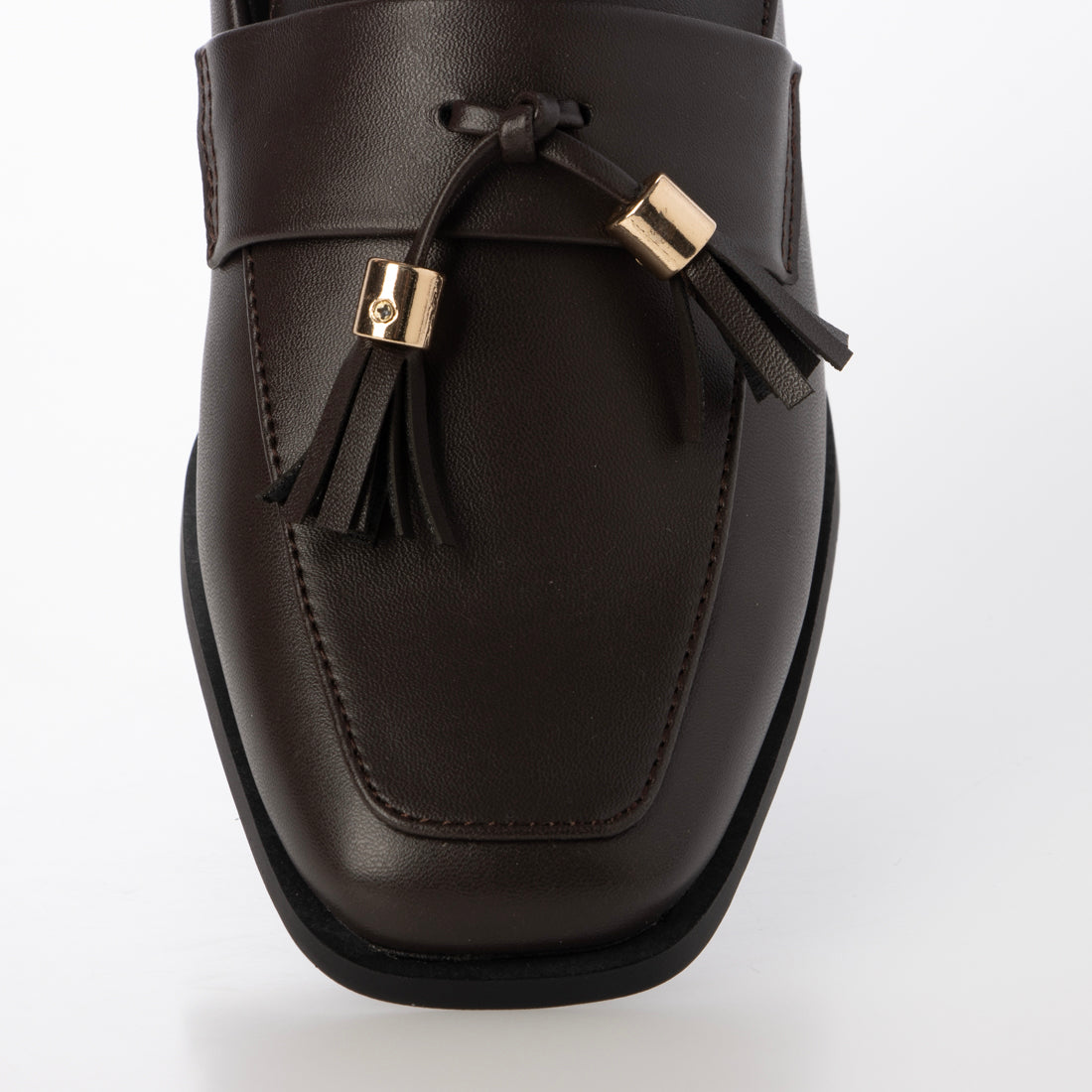 リバティードール LiBERTYDOLL スクエアトゥヒールチェーンフリンジ / 3069 （ダークブラウン） ダークブラウン