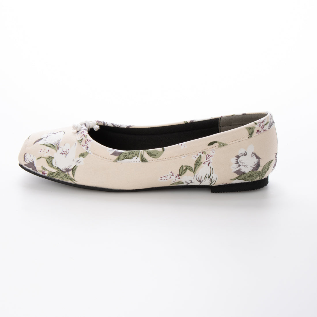 Liberty Doll LiBERTYDOLL Square toe ribbon pumps with cushioned tips/1153