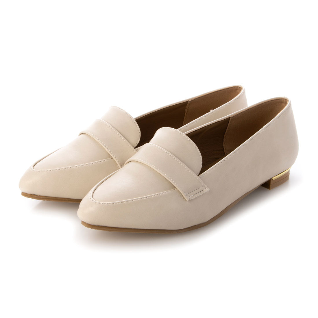 リバティードール LiBERTYDOLL 美シルエット マニッシュメタルラインフラットローファー/3013