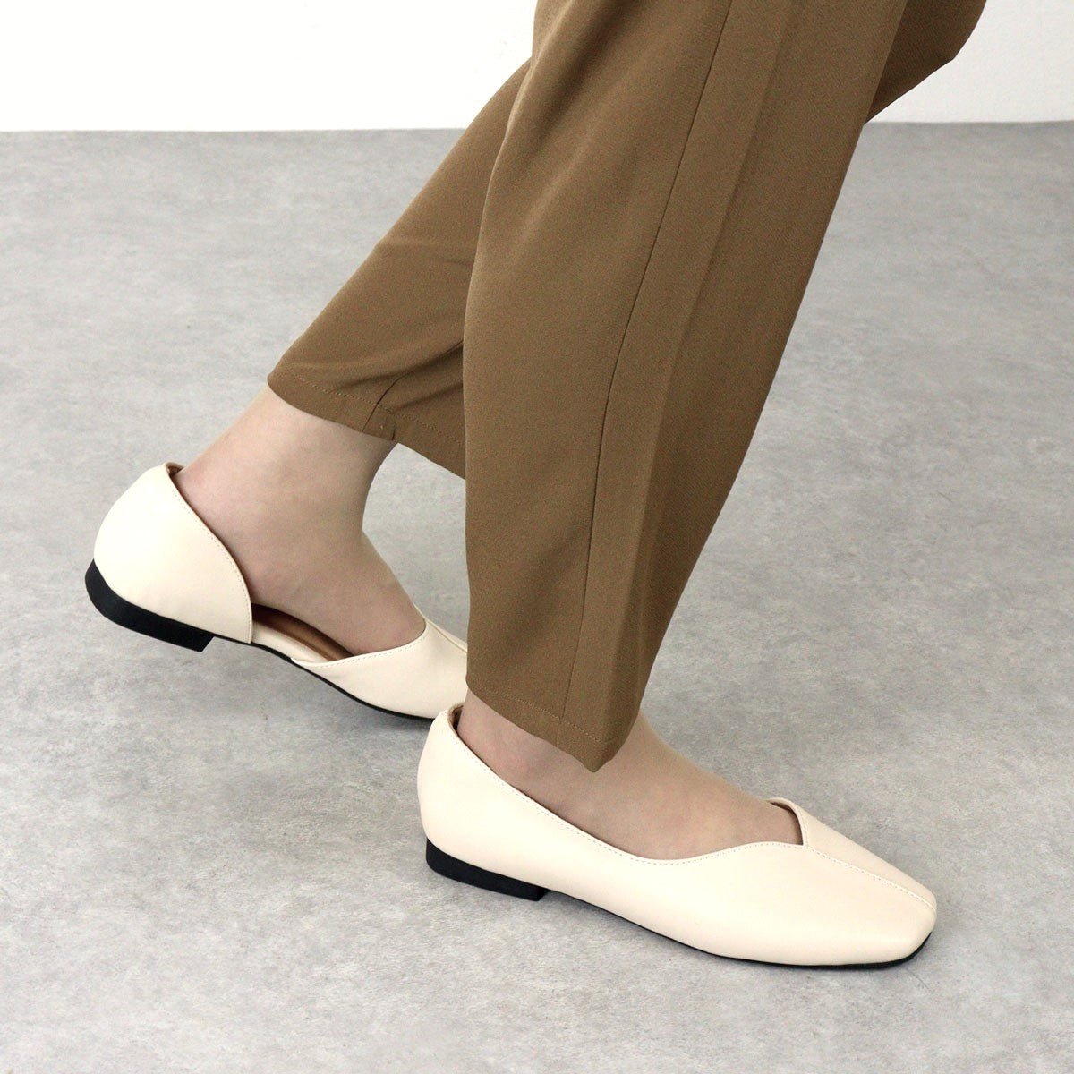 Office Casual Formal Flat Side Cut Pumps /1174