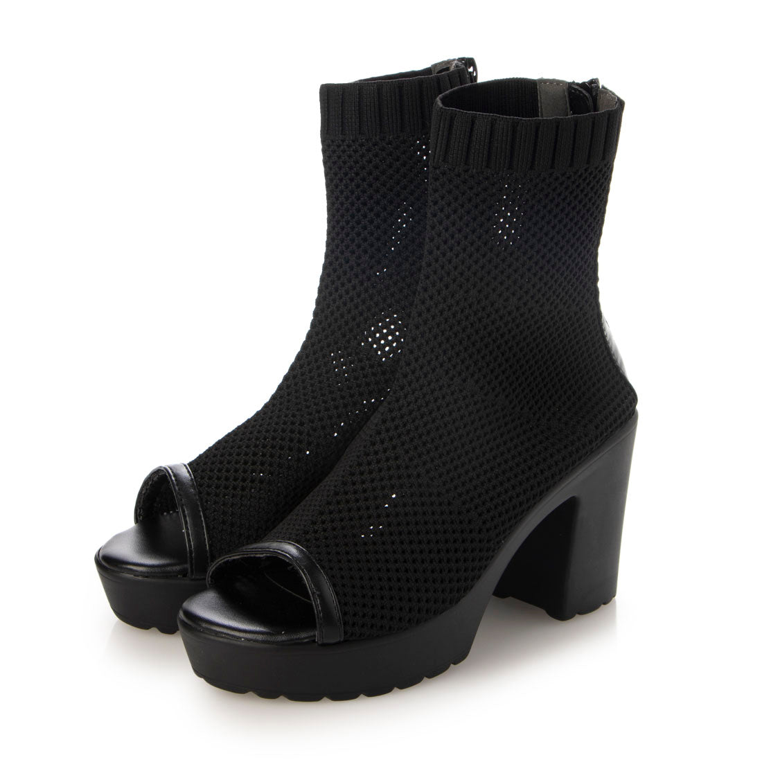 Liberty Doll Mesh Knit Short Boots Sandals
