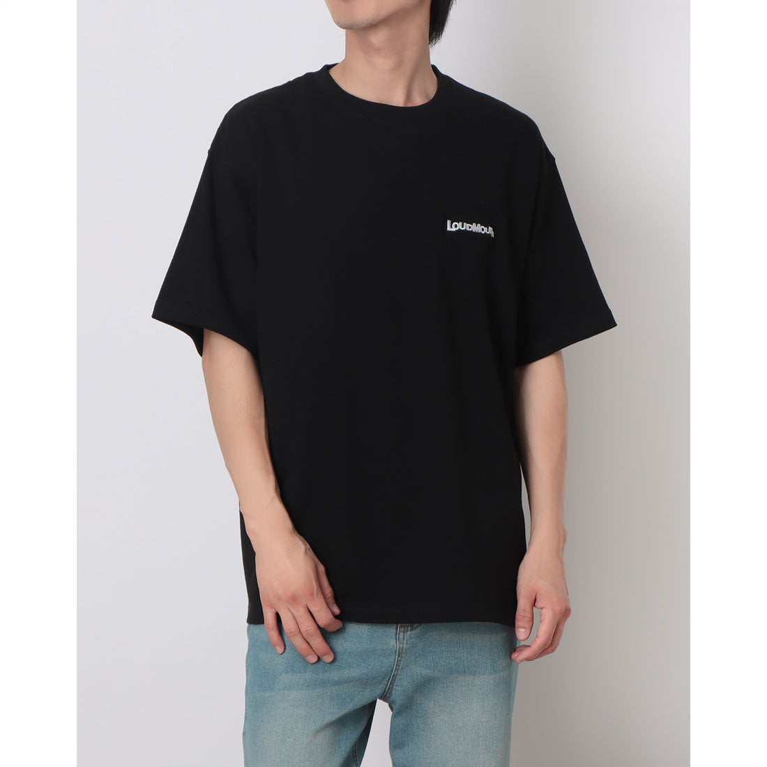 ラウドマウス LOUDMOUTH ユニセックス半袖Tシャツ （ブラック） ブラック