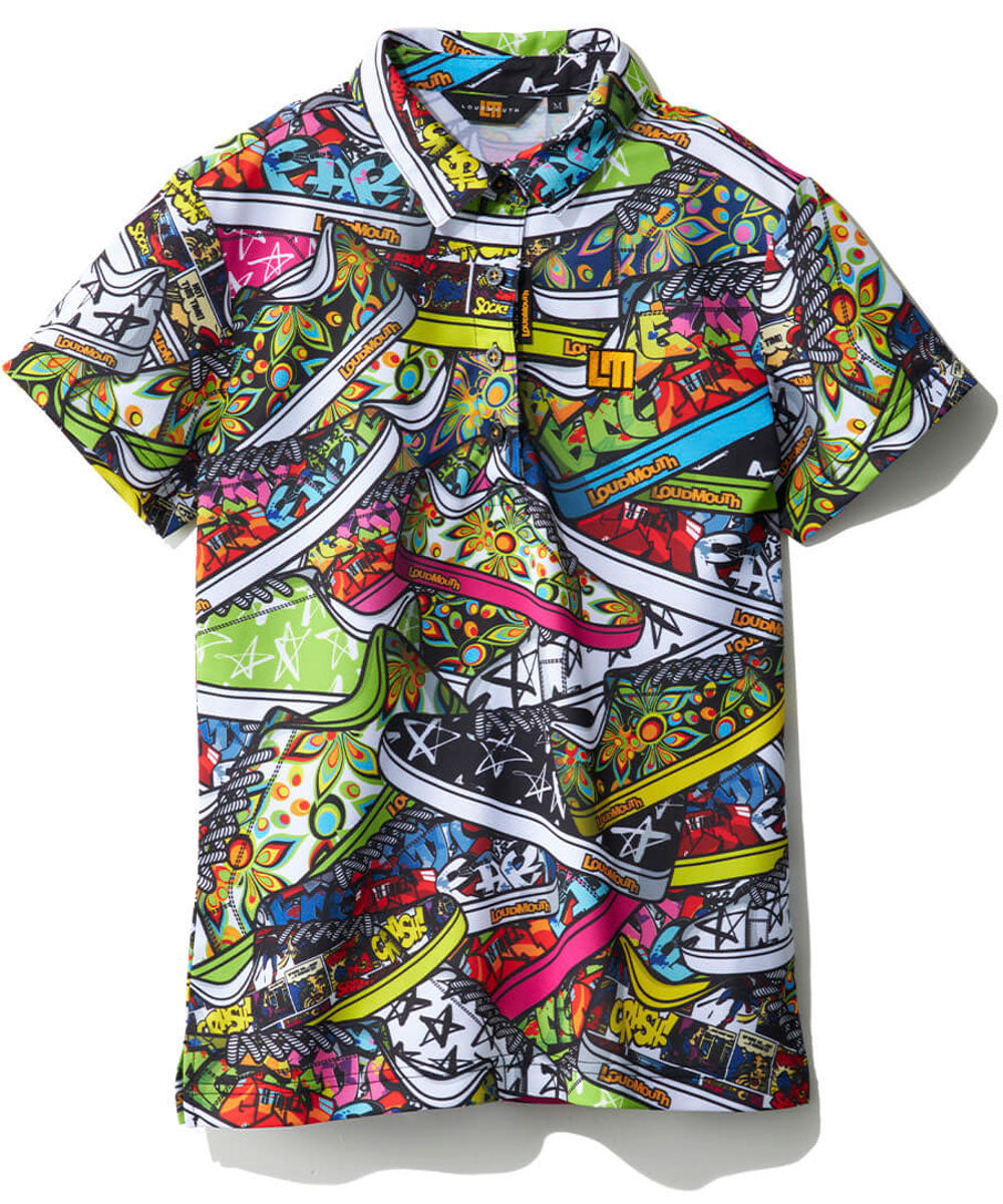 ラウドマウス LOUDMOUTH 【Sサイズ限定】柄半袖シャツ （400） 400