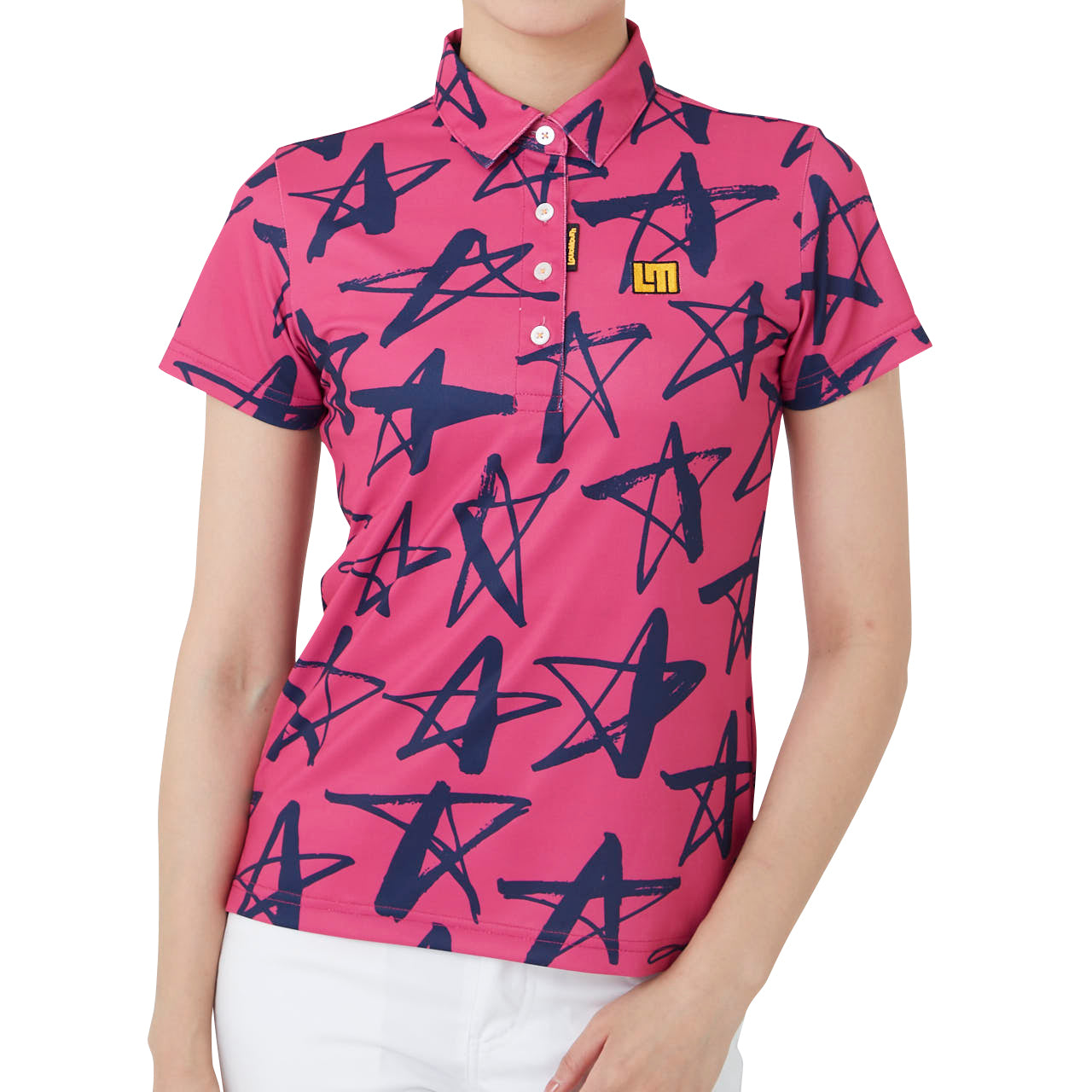 ラウドマウス LOUDMOUTH スター柄半袖シャツ （PK） PK