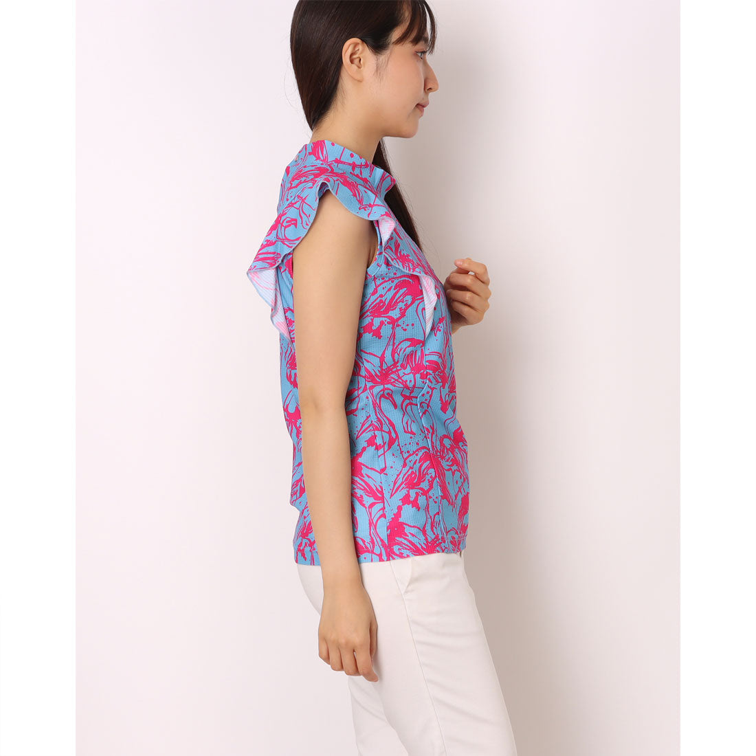 ラウドマウス LOUDMOUTH フレンチスリーブシャツ （Flamingos Blue Neon） Flamingos Blue Neon