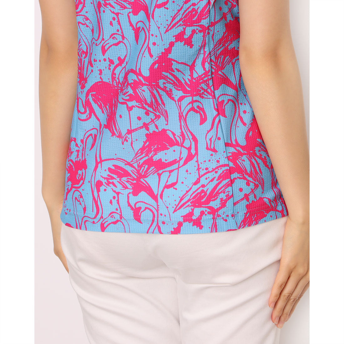ラウドマウス LOUDMOUTH フレンチスリーブシャツ （Flamingos Blue Neon） Flamingos Blue Neon